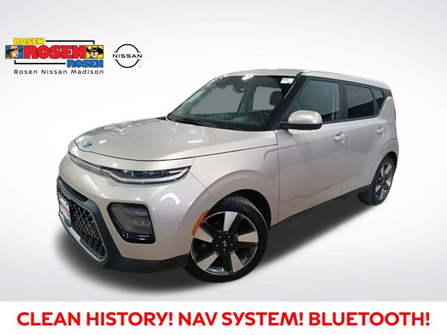 Gray (Platinum Gold) 2020 Kia Soul EX FWD SUV / Crossover Front-Wheel Drive Continuously Variable Transmission