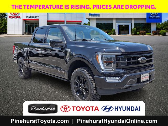 Black 2023 Ford F-150 Pickup Truck Four-Wheel Drive Automatic
