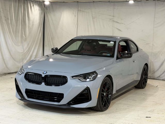 Brooklyn Gray Metallic 2024 BMW 2 Series Coupe All-Wheel Drive 8-Speed Automatic