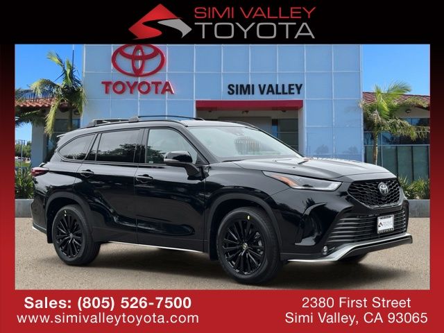 Midnight Black Metallic 2026 Toyota Highlander SUV / Crossover All-Wheel Drive 8-Speed Automatic