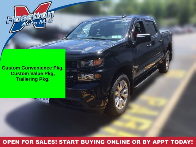Black 2021 Chevrolet Silverado 1500 Pickup Truck Four-Wheel Drive 8-Speed Automatic