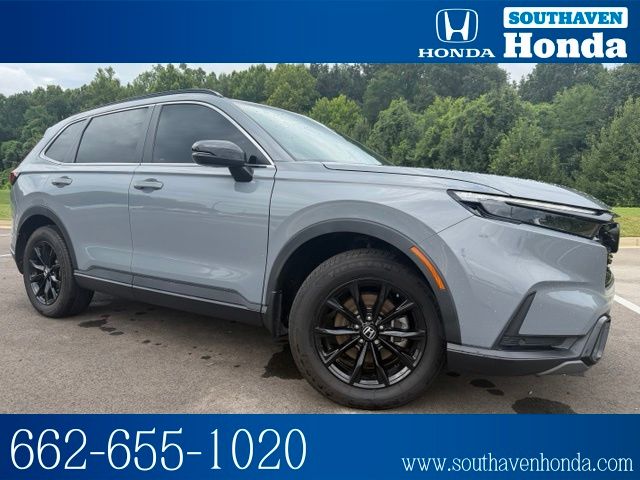 Urban Gray Pearl 2024 Honda CR-V Hybrid SUV / Crossover All-Wheel Drive Continuously Variable Transmission