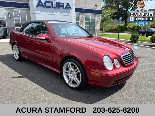 Magma Red 2000 Mercedes-Benz CLK Convertible Rear-Wheel Drive 5-Speed Automatic