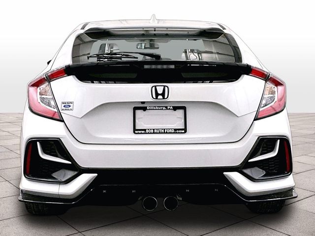 2021 Honda Civic Sport White at Bob Ruth Ford