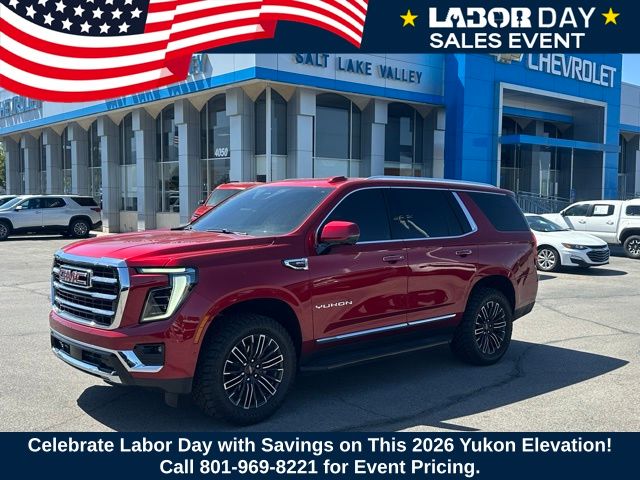 Volcanic Red Tintcoat 2026 GMC Yukon SUV / Crossover Four-Wheel Drive 