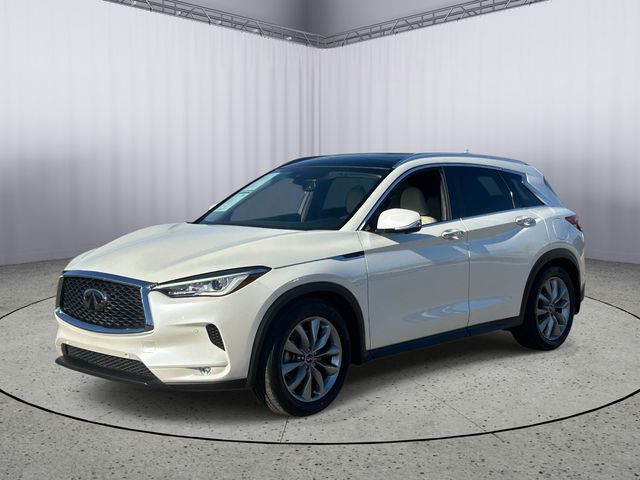 Majestic White 2019 INFINITI QX50 SUV / Crossover Front-Wheel Drive Continuously Variable Transmission