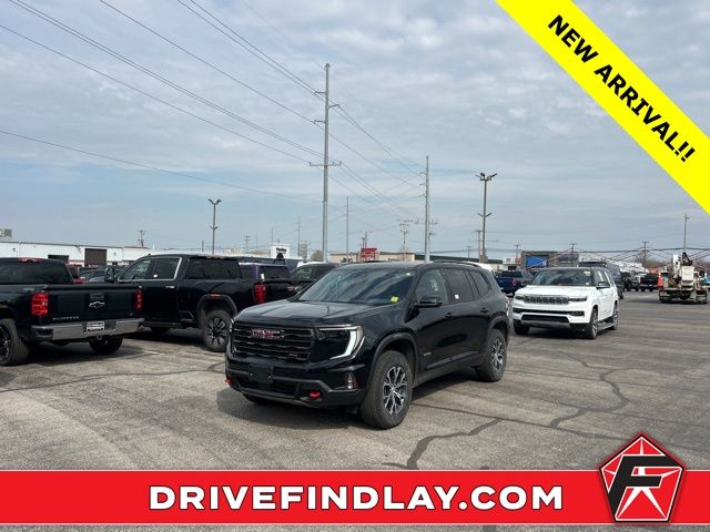Black 2025 GMC Acadia AT4 AWD SUV / Crossover Four-Wheel Drive 8-Speed Automatic