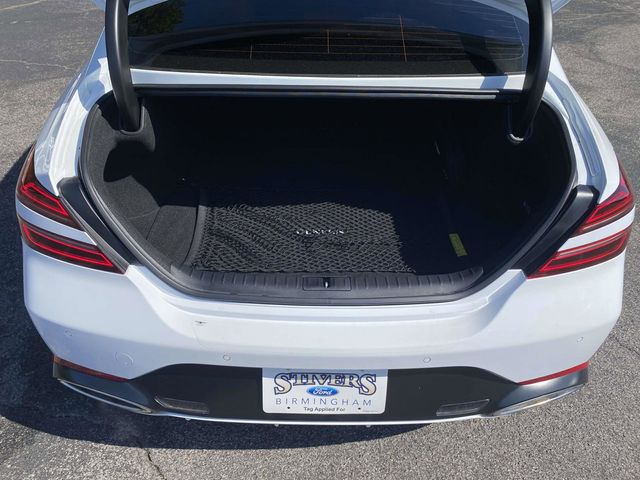 2025 Alta White Genesis G70 3.3T Sport Advanced RWD Sedan