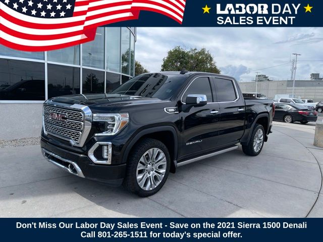 Onyx Black 2021 GMC Sierra 1500 Pickup Truck Four-Wheel Drive Automatic