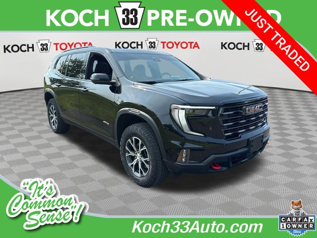 Black (Ebony Twilight Metallic) 2025 GMC Acadia SUV / Crossover Four-Wheel Drive 8-Speed Automatic