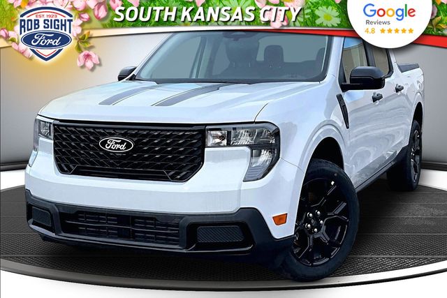 Space White Metallic 2025 Ford Maverick XLT SuperCrew AWD Pickup Truck All-Wheel Drive 8-Speed Automatic