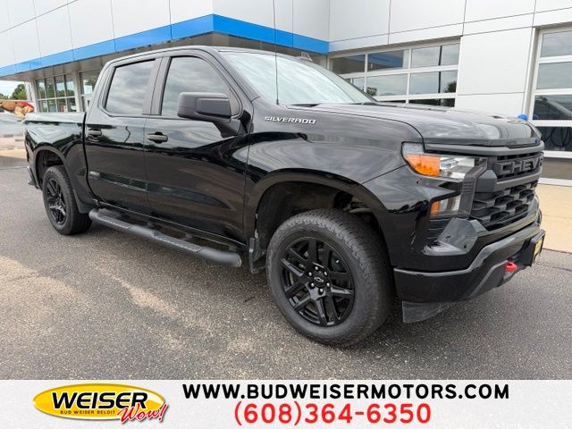 Black 2022 Chevrolet Silverado 1500 Pickup Truck Four-Wheel Drive 8-Speed Automatic