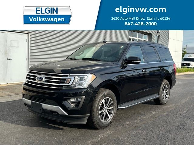 Agate Black Metallic 2021 Ford Expedition XLT 4WD SUV / Crossover Four-Wheel Drive Automatic