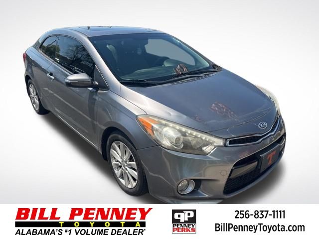 Gray (Graphite Steel) 2015 Kia Forte Koup EX Coupe Front-Wheel Drive 6-Speed Automatic Overdrive