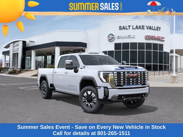 Glacier White Tricoat 2026 GMC Sierra 3500HD Pickup Truck Four-Wheel Drive Automatic