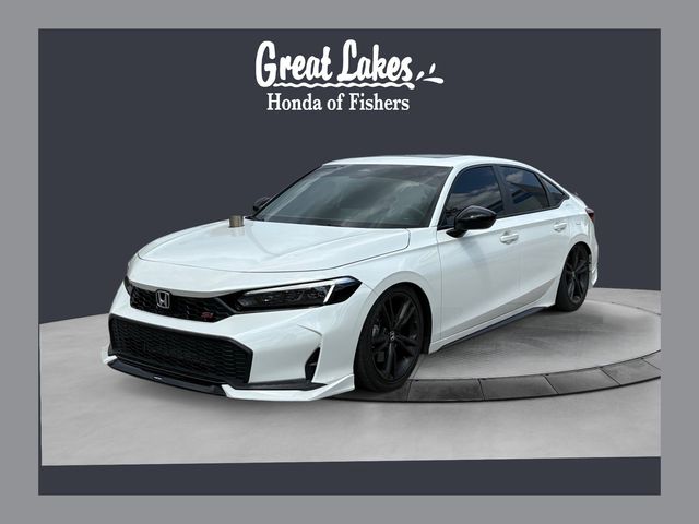 Platinum White Pearl 2025 Honda Civic Sedan 6-Speed Manual