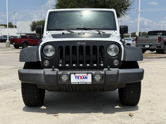 2017 Jeep Wrangler Unlimited Sport White at Don McGill Toyota