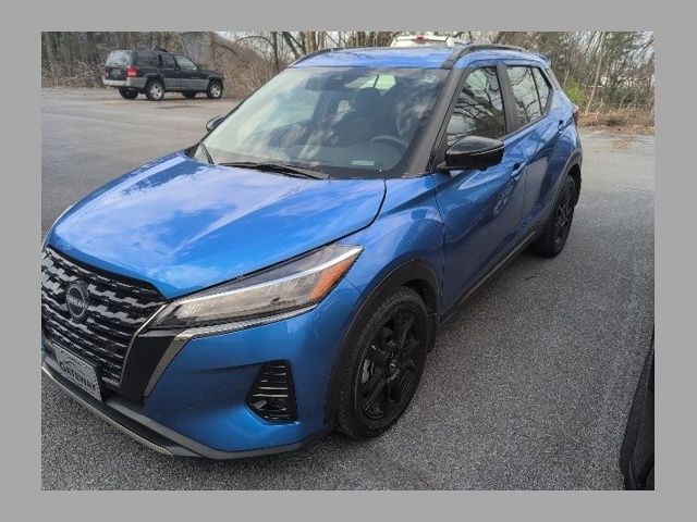 Electric Blue Metallic 2024 Nissan Kicks SR FWD SUV / Crossover Front-Wheel Drive Continuously Variable Transmission