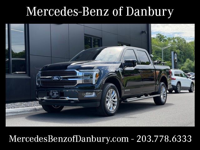 Agate Black Metallic 2024 Ford F-150 King Ranch SuperCrew 4WD Pickup Truck Four-Wheel Drive Automatic