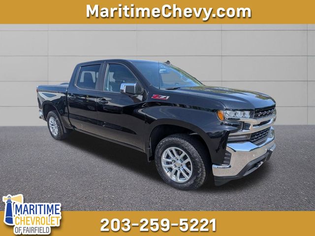 Black 2019 Chevrolet Silverado 1500 LT Crew Cab 4WD Pickup Truck Four-Wheel Drive 8-Speed Automatic