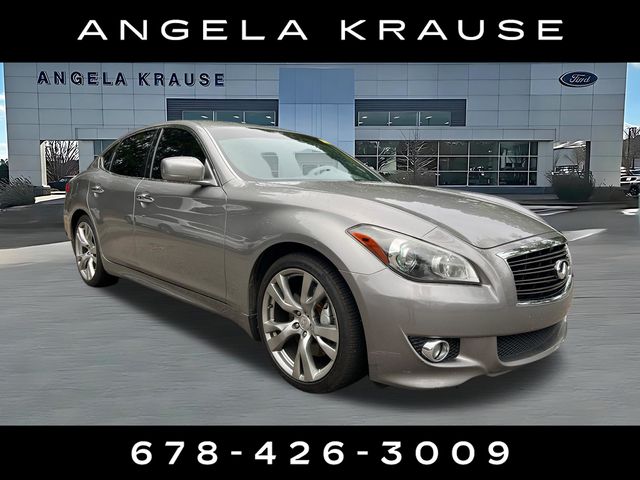 Gray (Platinum Graphite) 2013 INFINITI M37 Sedan Rear-Wheel Drive 7-Speed Automatic