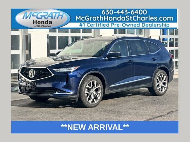 Fathom Blue Pearl 2024 Acura MDX SH-AWD with Technology Package SUV / Crossover All-Wheel Drive Automatic