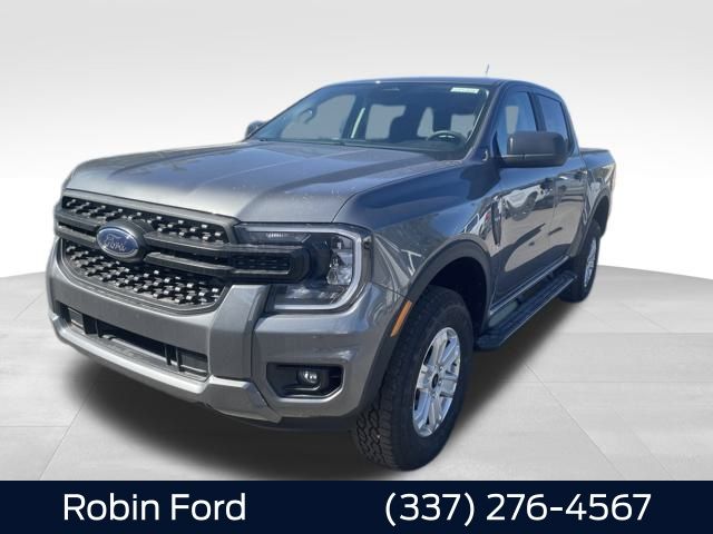 Carbonized Gray Metallic 2025 Ford Ranger XL SuperCrew 4WD Pickup Truck Four-Wheel Drive Automatic