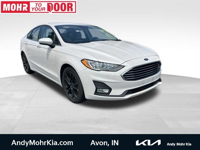 White Platinum Clearcoat Metallic 2020 Ford Fusion Sedan Front-Wheel Drive 6-Speed Automatic