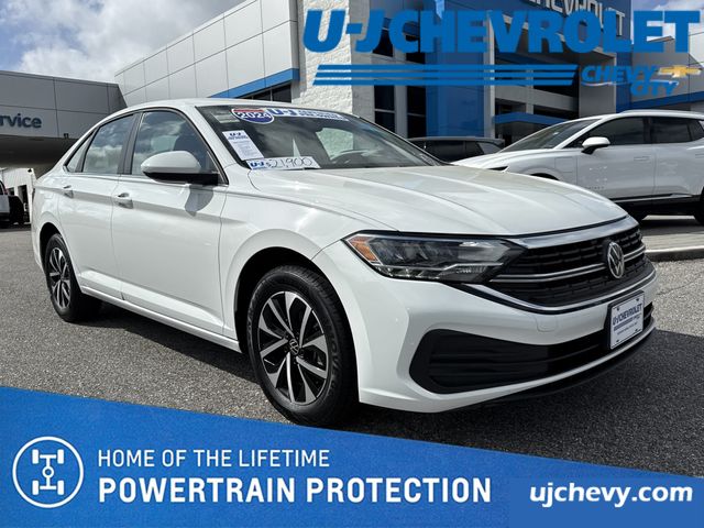 White 2024 Volkswagen Jetta S FWD Sedan Front-Wheel Drive 8-Speed Automatic