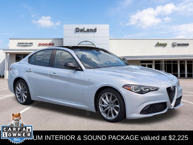 Moonlight Gray Metallic 2024 Alfa Romeo Giulia Sedan Rear-Wheel Drive 8-Speed Automatic