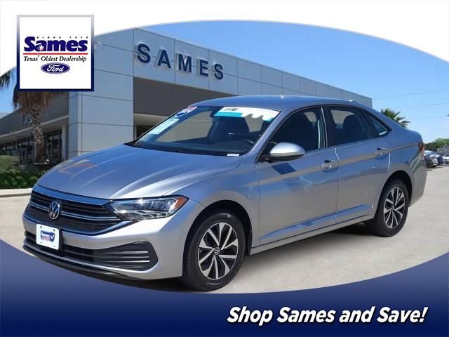 Pyrite Silver Metallic 2024 Volkswagen Jetta S FWD Sedan Front-Wheel Drive 8-Speed Automatic