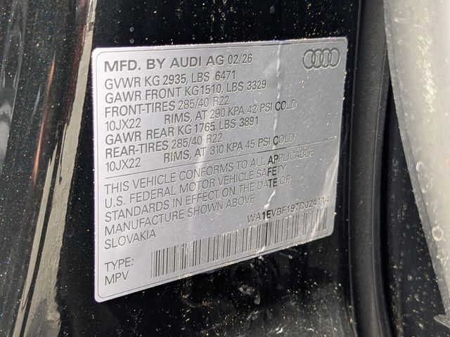 new 2026 Audi Q8 car, priced at $82,250
