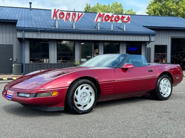 Red 1991 Chevrolet Corvette Convertible RWD Convertible Rear-Wheel Drive Automatic