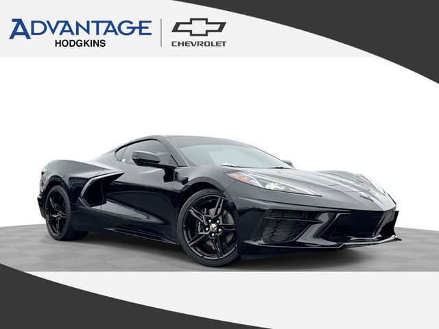 Black 2023 Chevrolet Corvette Stingray 1LT Coupe RWD Coupe Rear-Wheel Drive Automatic