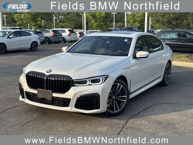 Mineral White Metallic 2020 BMW 7 Series Sedan All-Wheel Drive 8-Speed Automatic