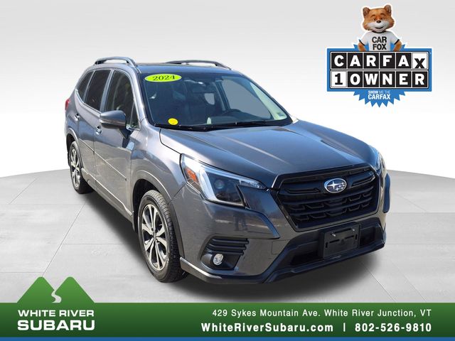 Gray Metallic 2024 Subaru Forester Limited Crossover AWD SUV / Crossover All-Wheel Drive Continuously Variable Transmission