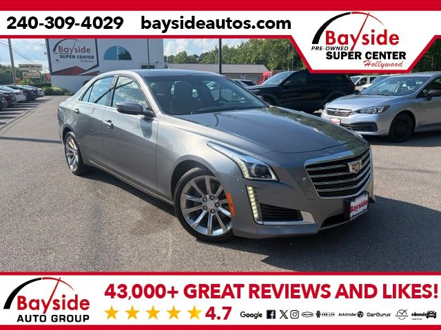 Gray (Satin Steel Metallic) 2018 Cadillac CTS Sedan Rear-Wheel Drive 8-Speed Automatic