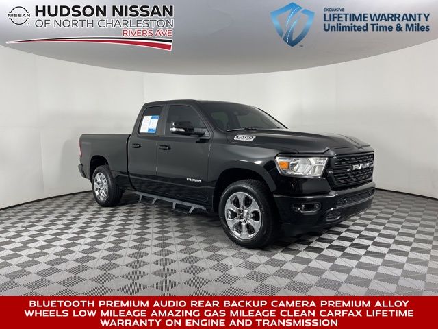 2022 Diamond Black Crystal Pearlcoat Ram 1500 Big Horn/Lone Star Truck