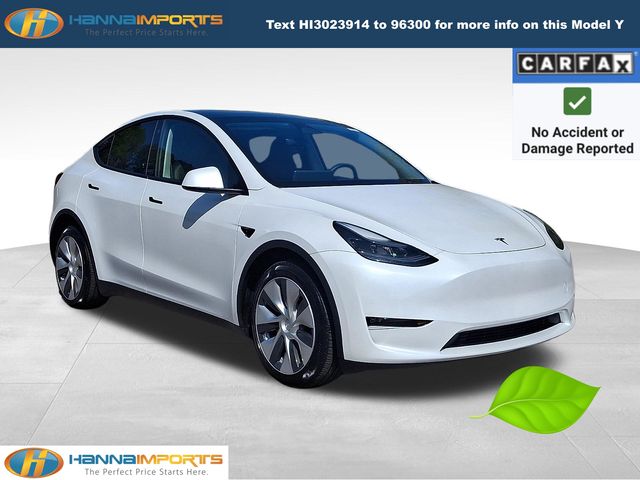 Pearl White Multi-Coat 2023 Tesla Model Y Long Range AWD SUV / Crossover All-Wheel Drive 1-Speed Automatic