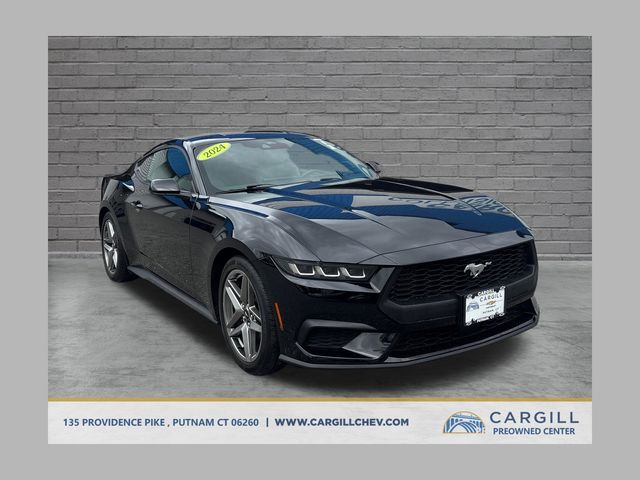 Shadow Black 2024 Ford Mustang Coupe Rear-Wheel Drive Automatic