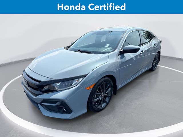 Sonic Gray Pearl 2021 Honda Civic Hatchback Hatchback Front-Wheel Drive Continuously Variable Transmission