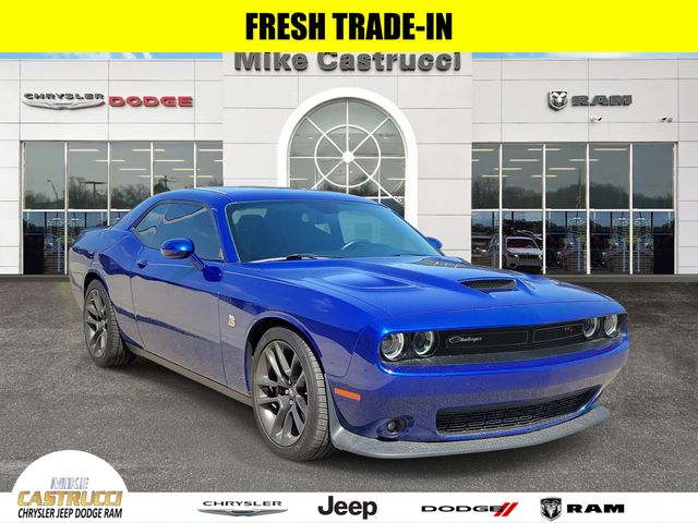 Indigo Blue 2021 Dodge Challenger Coupe Rear-Wheel Drive 6-Speed Manual