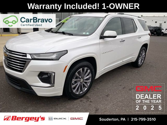 White (Iridescent Pearl Tricoat) 2022 Chevrolet Traverse SUV / Crossover Four-Wheel Drive 9-Speed Automatic