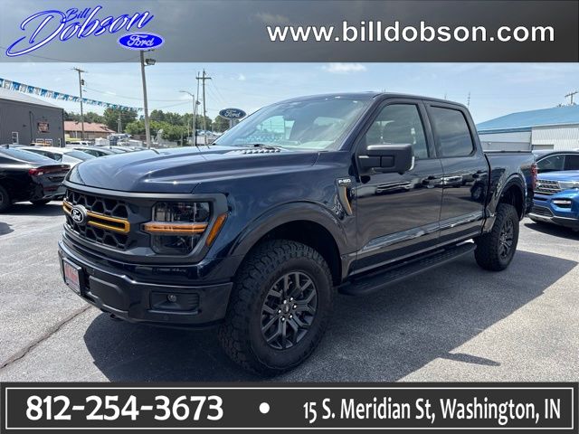 Antimatter Blue Metallic 2025 Ford F-150 Pickup Truck Four-Wheel Drive Automatic