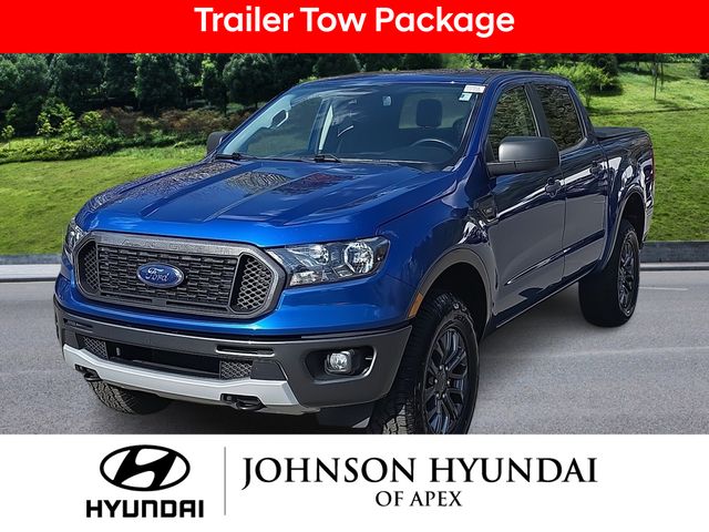 Lightning Blue Metallic 2020 Ford Ranger XLT SuperCrew 4WD Pickup Truck Four-Wheel Drive Automatic