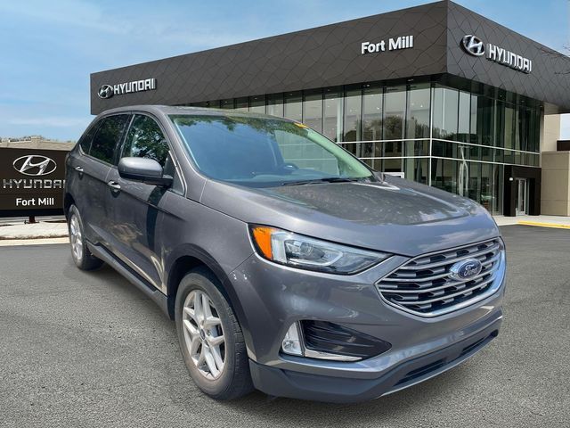 Carbonized Gray Metallic 2021 Ford Edge SUV / Crossover All-Wheel Drive 8-Speed Automatic