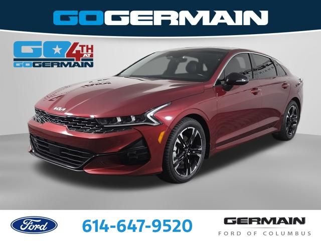 Passion Red 2022 Kia K5 Sedan Front-Wheel Drive 8-Speed Automatic