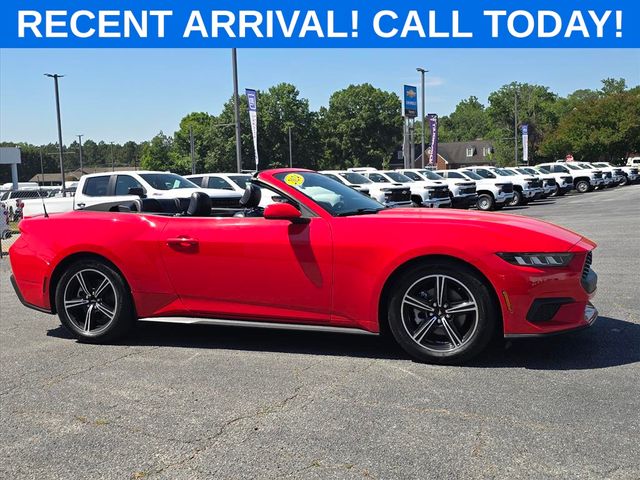 Race Red 2024 Ford Mustang EcoBoost Premium Convertible RWD Convertible Rear-Wheel Drive Automatic