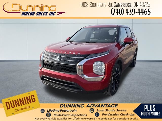 Red Diamond 2022 Mitsubishi Outlander ES S-AWC SUV / Crossover All-Wheel Drive Continuously Variable Transmission