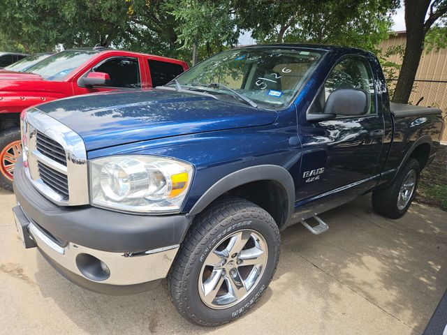 Patriot Blue Pearlcoat 2008 Dodge RAM 1500 ST 4WD Pickup Truck Four-Wheel Drive 5-Speed Automatic